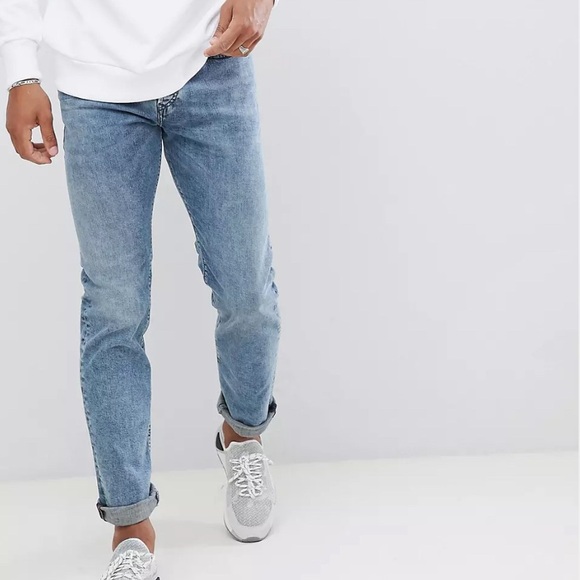DIESEL Men’s Buster Jeans Regular Slim Tapered size 30/30 Light Wash - Picture 1 of 11